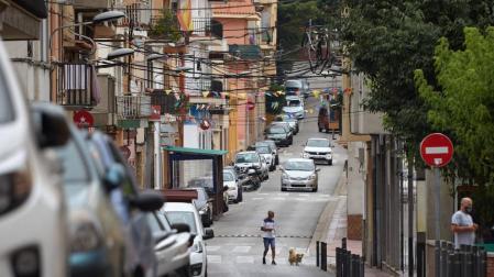 Calle de Sant Feliu de Guíxols (Girona), donde un hombre atacó a su mujer y a su hija de cinco años con sosa cáustica