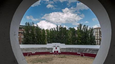 La plaza de toros, ahora para deportes de playa