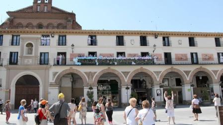 Una 'Fachada Viva' para alegrar Tudela