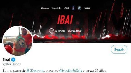 Imagen de la cuenta de Twitter de Ibai Llanos