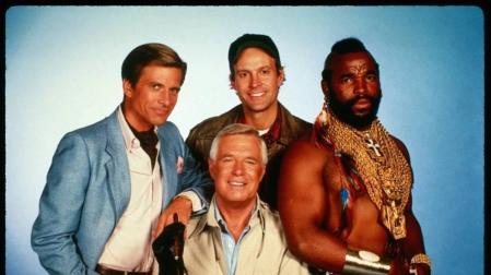 Imagen de los protagonistas de 'El equipo A'