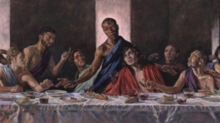 La pintura de Lorna May Wadsworth 'A Last Supper'