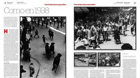 Imagen de algunas de las páginas del suplemento que entrega este domingo Diario de Navarra.