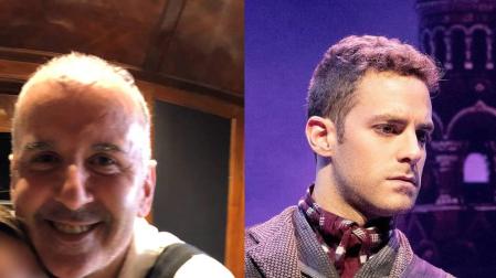 Esteban Oliver e Íñigo Etayo, actores de'Gosth' y 'Anastasia'.