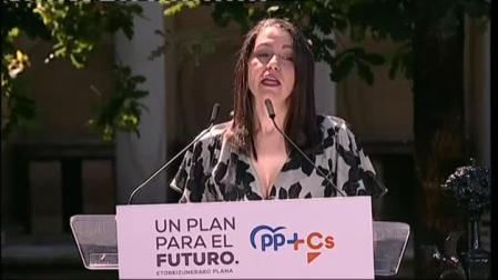 Vídeo: Arrimadas asegura que el constitucionalismo en Euskadi "no tiene techo"