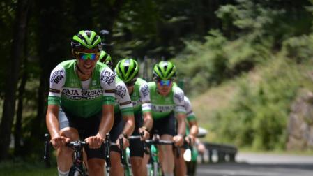 AMÉZQUETA. El ciclista navarro ha sido una de las sorpresas más agradables de la concentración.