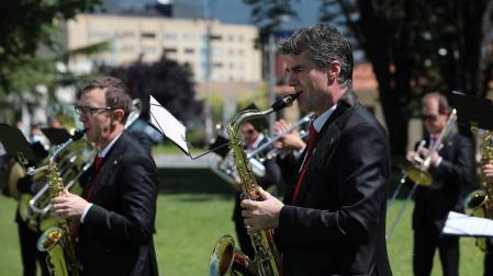 Música de La Pamplonesa este 7 de julio en el exterior del CHN