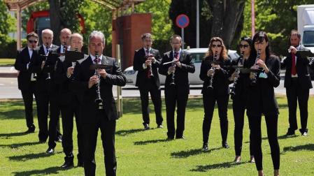 Música de La Pamplonesa este 7 de julio en el exterior del CHN
