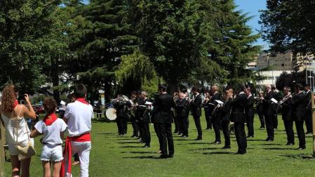 Música de La Pamplonesa este 7 de julio en el exterior del CHN