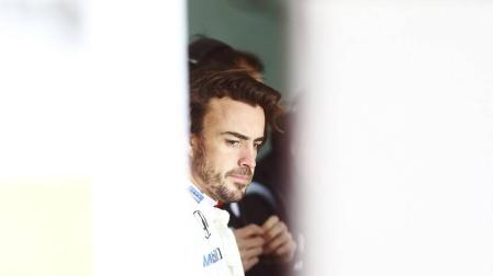 Fernando Alonso, en Montmeló.