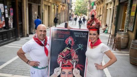 Peluquería y arte se unen por San Fermín