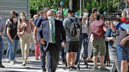 Maya agradece "el cumplimiento de las normas" en Pamplona