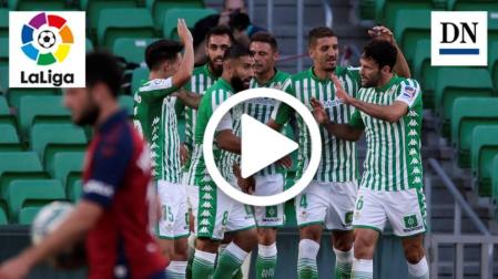 Vídeo del gol de Pedraza (Betis 2-0 Osasuna)
