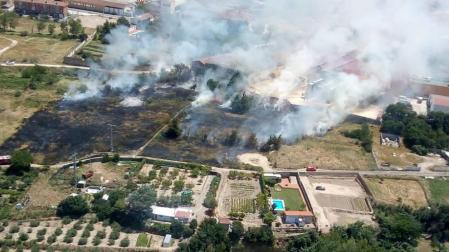 Incendio en Cintruénigo.