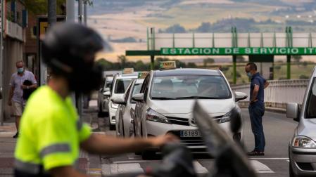 Los taxistas aplican la tarifa de Sanfermines aunque no son fiestas