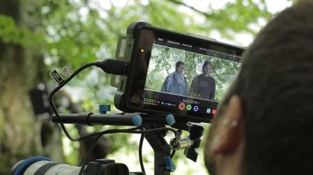 Ruedan una película en Urrotz y los embalses de Leurtza