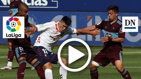 Resumen del Osasuna 2-1 Celta en vídeo