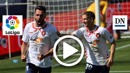 Vídeo del gol de Enric Gallego (Osasuna 1-1 Celta)