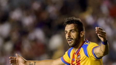Negredo, contra el Rayo Vallecano.