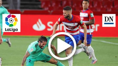 Resumen del Granada 2-1 Real Madrid en vídeo