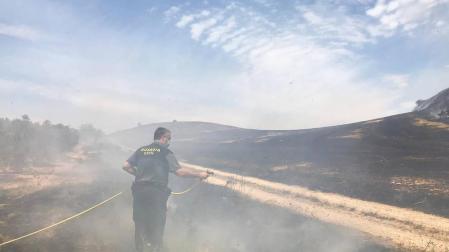 Controlado el incendio declarado en las proximidades de Los Arcos