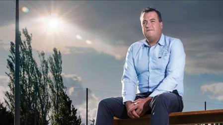 Félix Vergara, en una imagen tomada en las instalaciones de Tajonar.