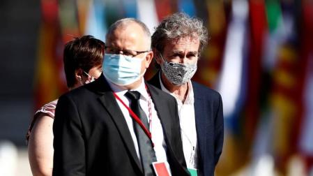 Fernando Simón, en el homenaje de Estado a las víctimas del coronavirus.