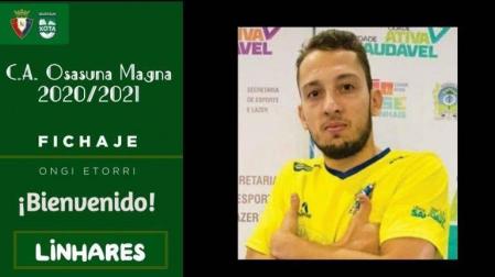 Linhares, nuevo fichaje de Osasuna Magna