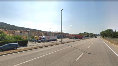 Imagen de la carretera del municipio gerundense de La Junquera.