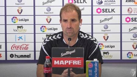 Jagoba Arrasate: "El equipo está en un gran momento a nivel físico"