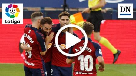 Vídeo del gol de Adrián (Osasuna 1-0 Mallorca)