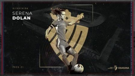 Osasuna Femenino anuncia el fichaje de la canadiense Serena Dolan
