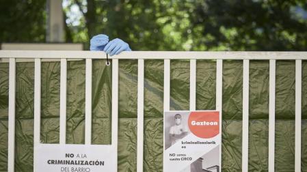 Colectivos de Mendillorri rechazan las medidas del Gobierno