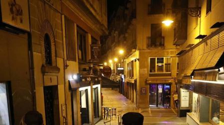 Todas las fotos del dispositivo de vigilancia de la Policía Nacional durante la noche del viernes, 24 de julio, en Pamplona