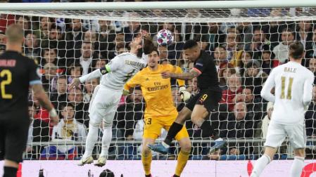 Jugada del Real Madrid-Manchester United de la ida de octavos.