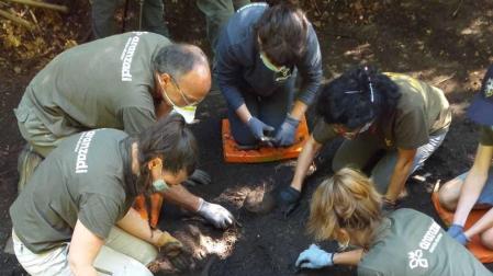 Localiza los restos de dos personas en una fosa de Goldaratz