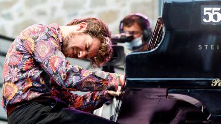 El pianista de Marco Mezquida, en la jornada de clausura del Jazzaldia.