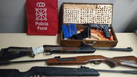 Detenido en Tafalla por tenencia ilícita de armas