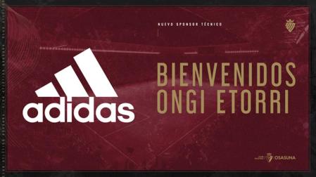 Adidas y Osasuna, cuatro años de la mano