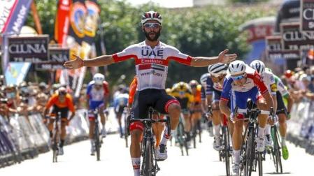 El colombiano Gaviria gana al sprint la segunda etapa de la Vuelta a Burgos