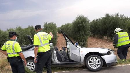 Un herido grave tras una salida de vía en la NA-6710