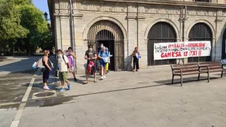 Los trabajadores de Siemens Gamesa finalizan su encierro en San Lorenzo