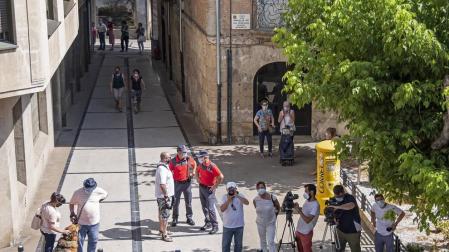 La vida en Estella continuó casi igual
