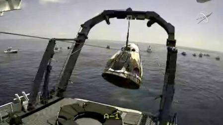 La cápsula SpaceX Dragon ameriza y culmina su misión