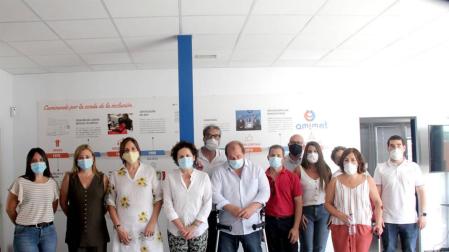 La consejera Maeztu conoce en Tudela los proyectos gestionados por Villa Javier y Amimet