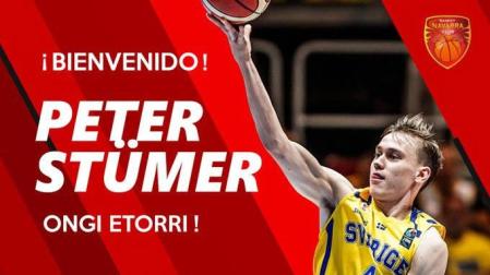El Basket Navarra ficha al joven sueco Peter Stümer