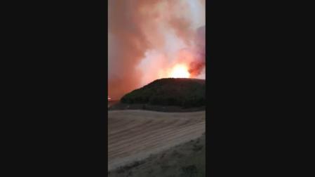 Incendio en Gazólaz