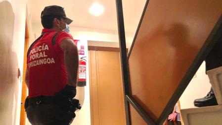 Policía Foral controla si los positivos por Covid-19 respetan la cuarentena