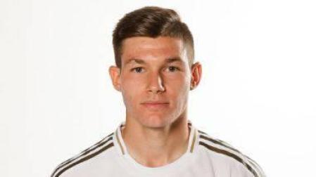 Fran García, con la camiseta del Castilla.