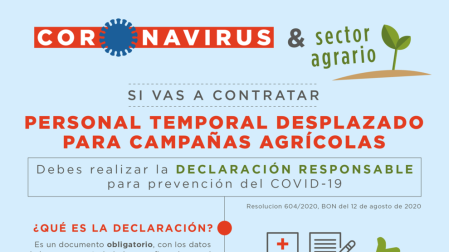 Charlas informativas sobre la contratación de temporeros para hacer frente al COVID-19
